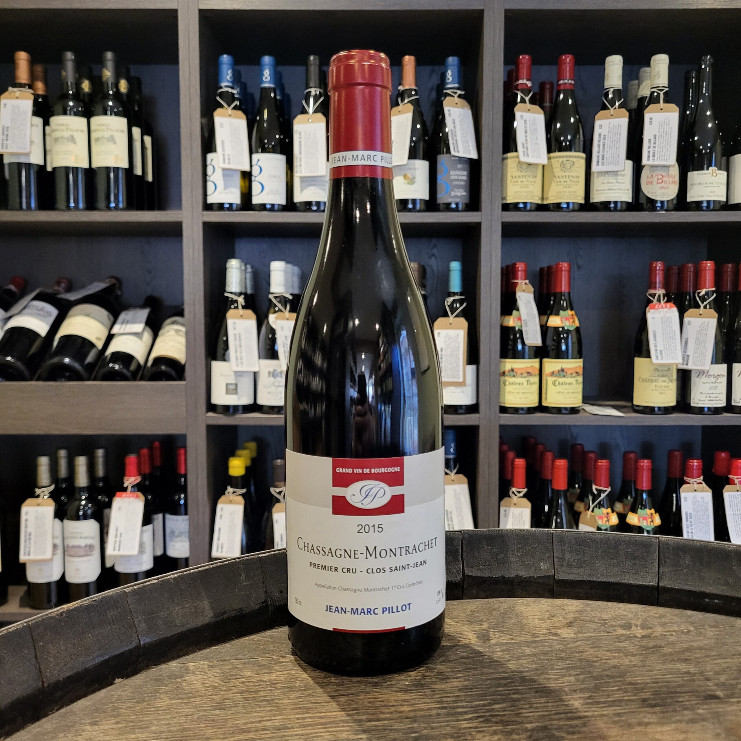 Jean-Marc Pillot Chassagne Montrachet Rouge 1er Cru Clos St Jean 2015