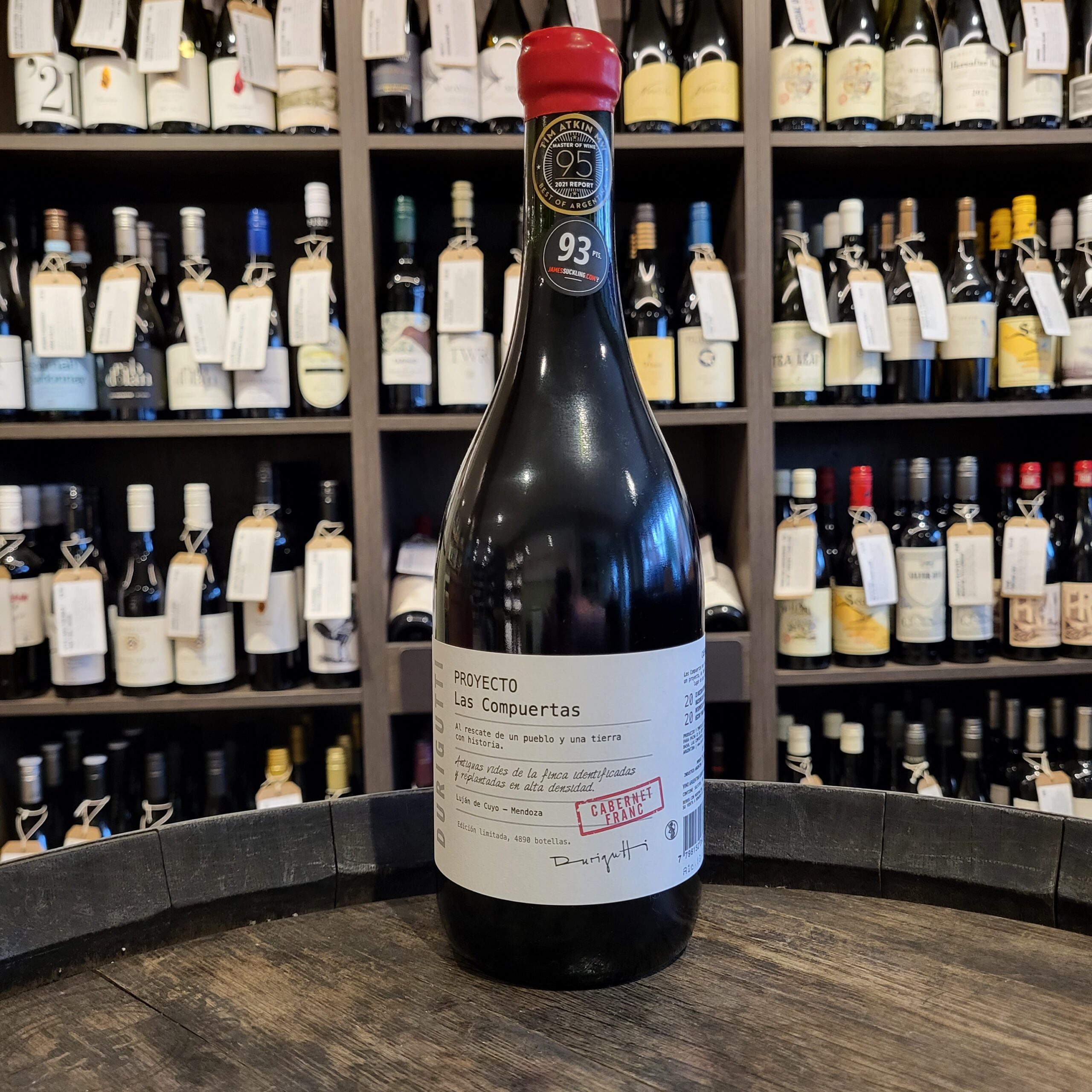 Durigutti Proyecto Las Compuertas Cabernet Franc 2022