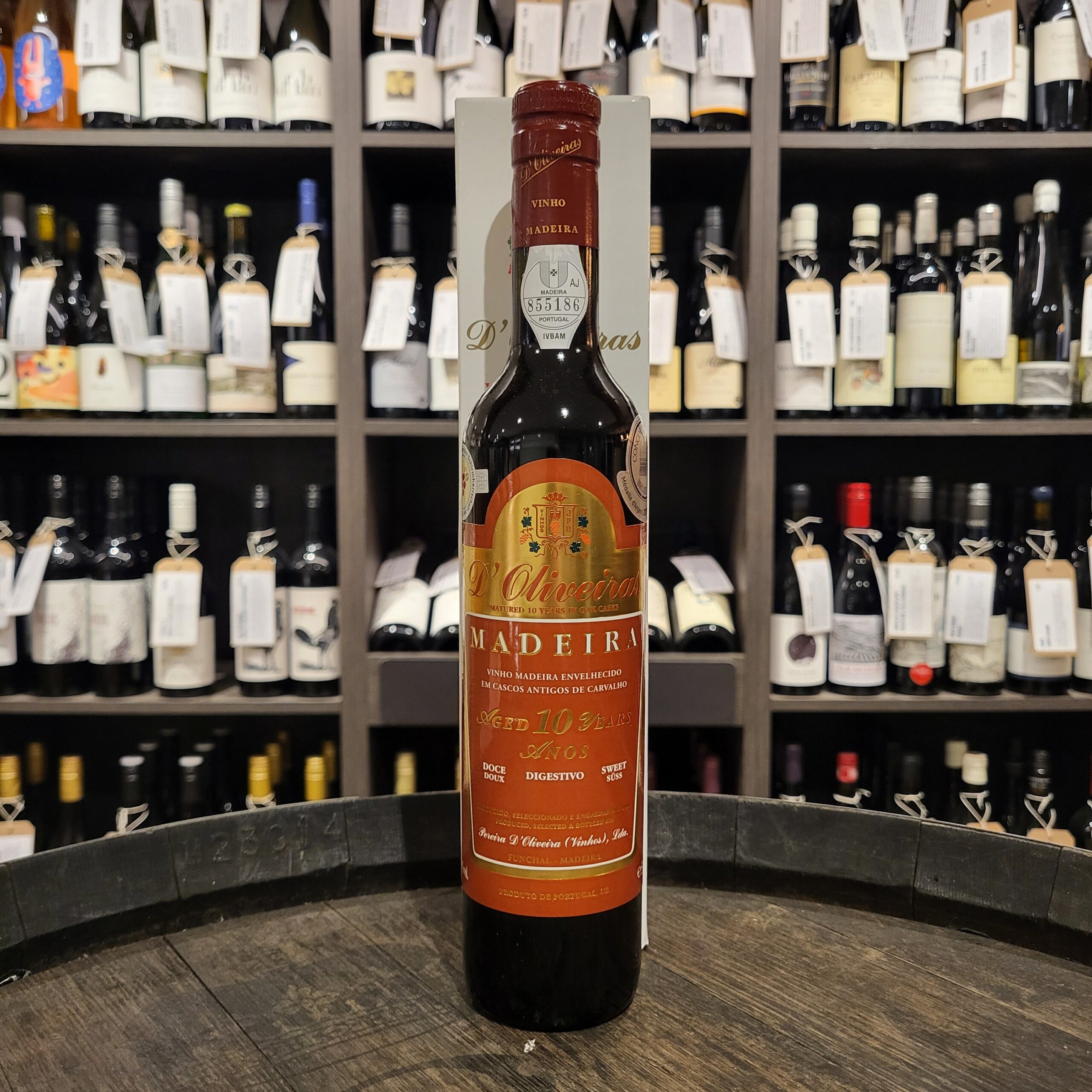 d'Oliveiras 10 Year Old Sweet Madeira, 50cl