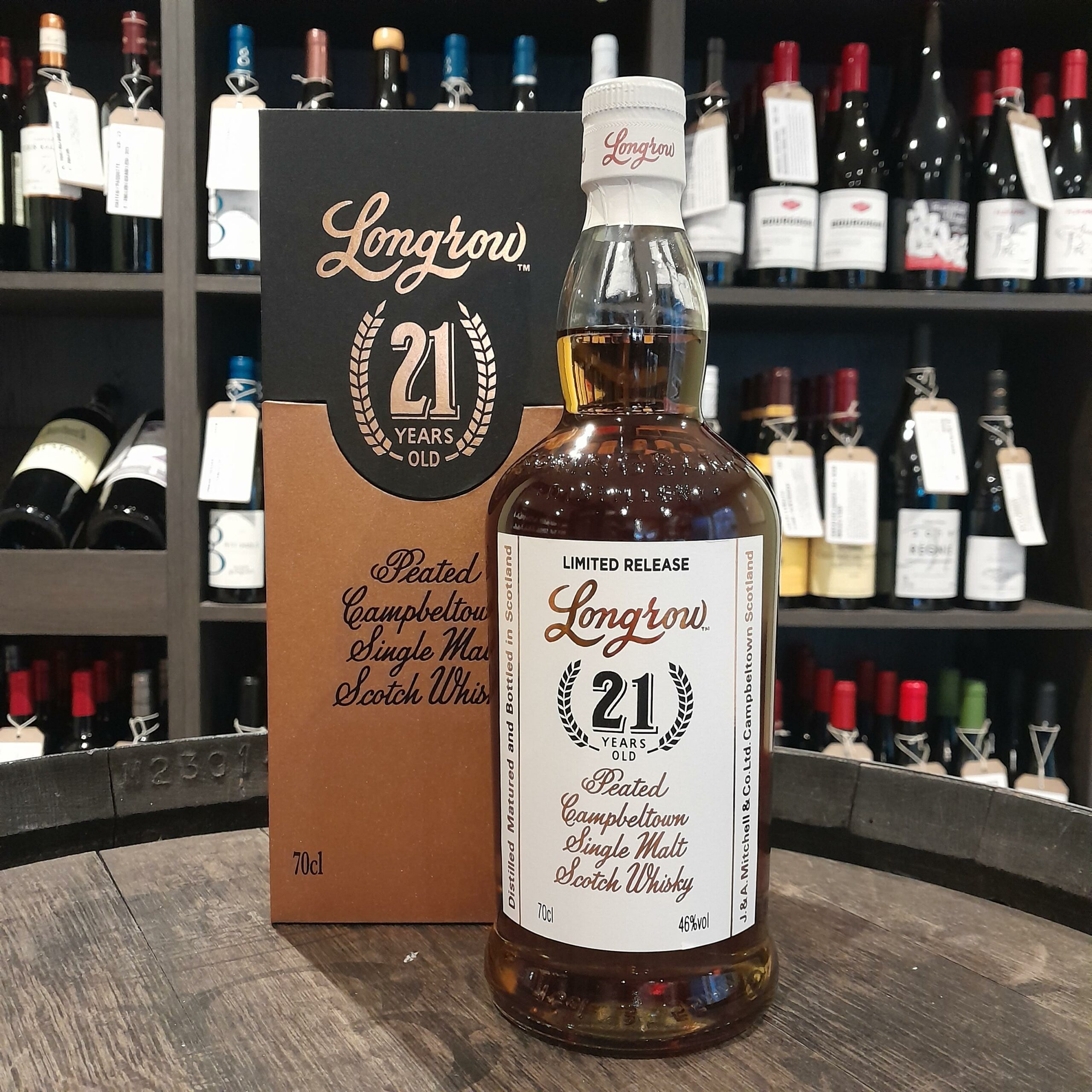 Longrow 21yr Peated Whisky