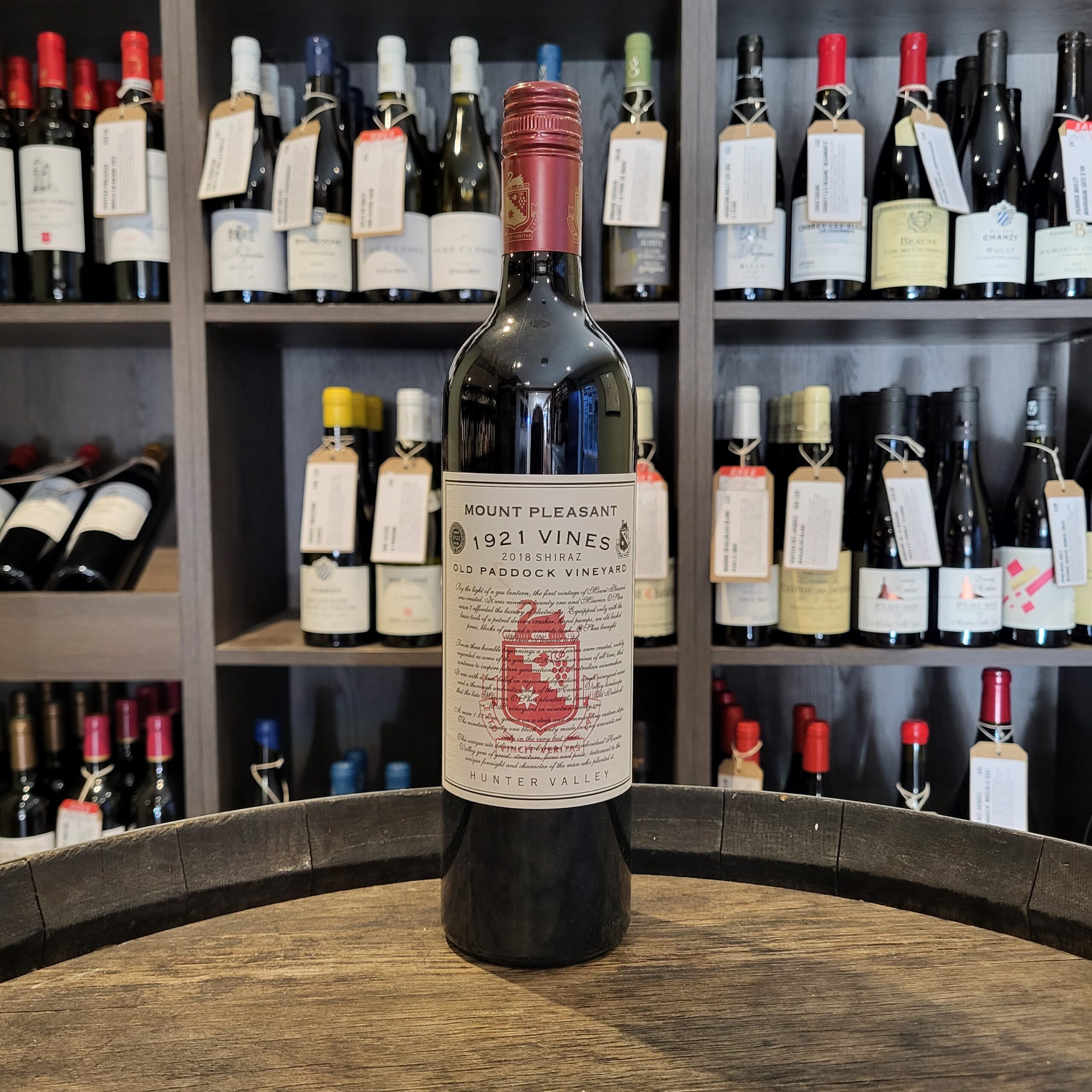 Mount Pleasant 1921 Vines Old Paddock Shiraz 2018