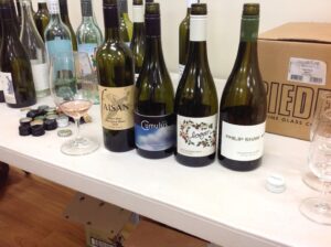 Just a few of the wines tasted this evening!